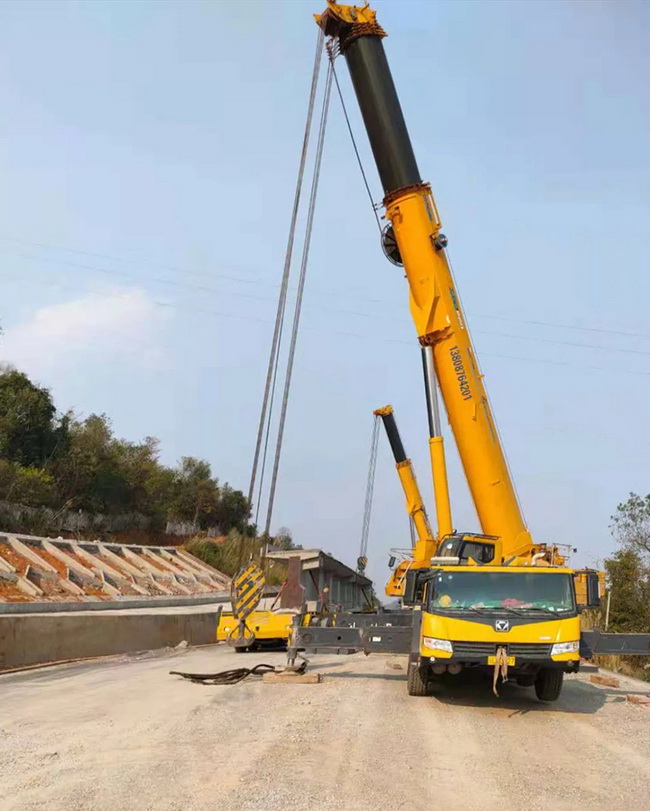 徐工起重機(jī)助陣大瑞鐵路橋梁建設(shè)